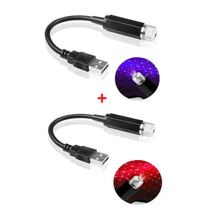 USB LED Star Projector Light for Car Roof