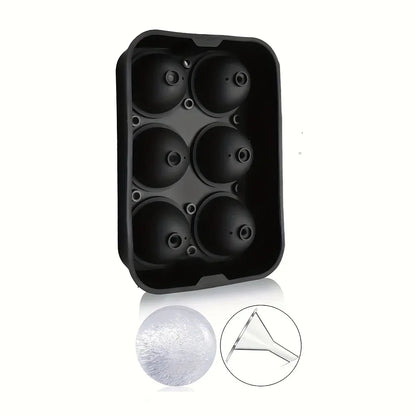 6-Grid Silicone Ice Cube Tray DIY Freezer Mold