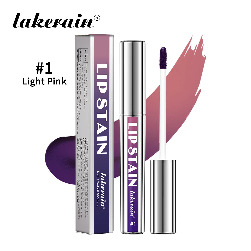 Lip Stain Blading Peel Off and Reveal Kit Long Lasting 3pcs Rose Waterproof Pink Lip Tint Transfer Proof Natural Lip Stain Kit
