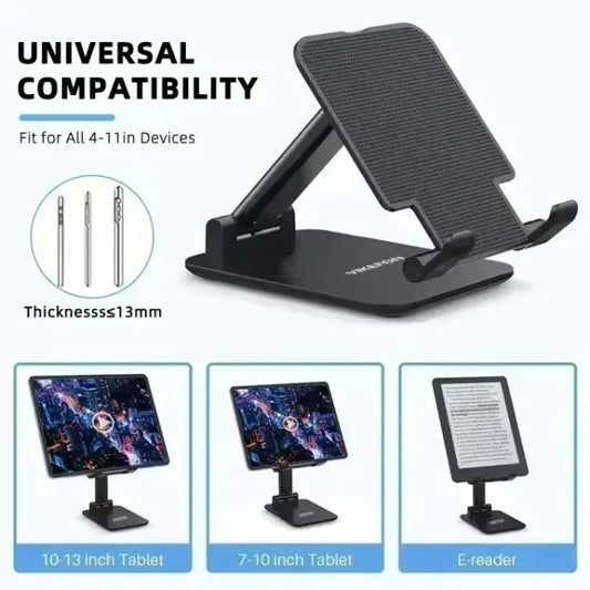 Flexible Adjustable Mobile Phone Holder Universal Foldable Tablet Desktop Mount Lazy Bracket For iPhone Samsung Xiaomi - Urbizia