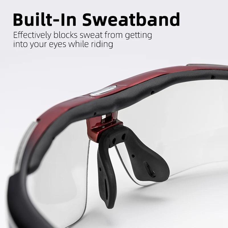 ROCKBROS Cycling Polarized glasses Bike Photochromic Outdoor Sports Sunglasses MTB PC Goggles Eyewear 5/3 Lens Bicycle Accessory