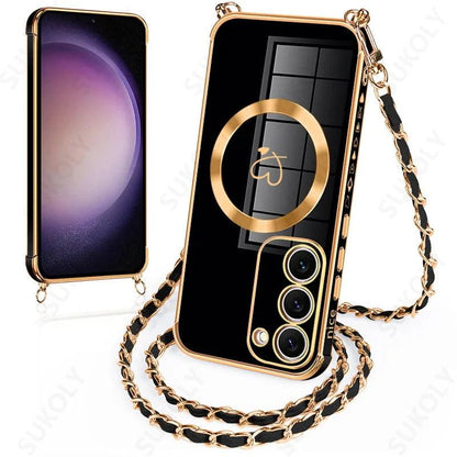 Crossbody Lanyard MagSafe Case for Samsung Galaxy Series