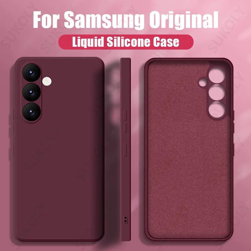 Luxury Liquid Silicone Case for Samsung Galaxy Series