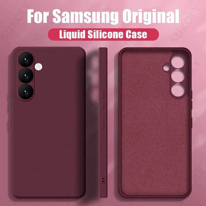 Luxury Liquid Silicone Case for Samsung Galaxy Series