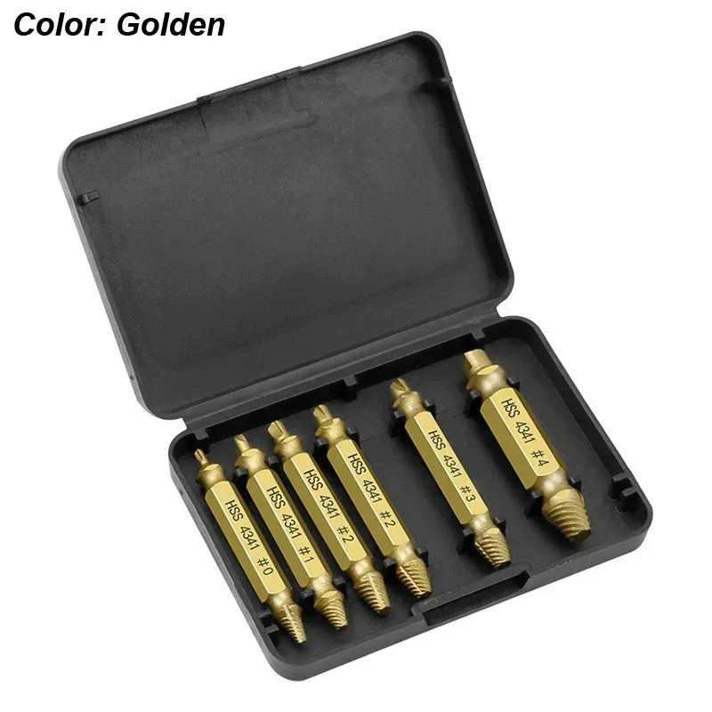 Damaged Screw Extractor Kit – 6-Piece HSS Removers - Urbizia