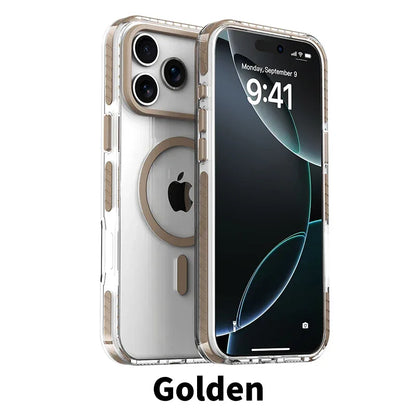 Luxury Magnetic Colorful Border MagSafe iPhone Case