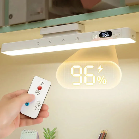 Touch Table Lamp Magnetic Desk Lamp Bulit-in Rechargeable Battery for Reading Cabinet Mirror Bedside Rechargeable Night Lights - Urbizia