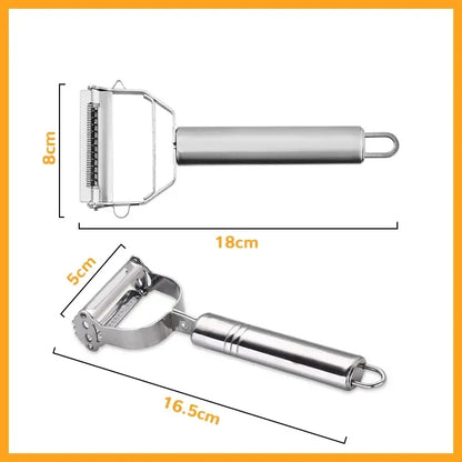 Double-Head Stainless Steel Vegetable Peeler
