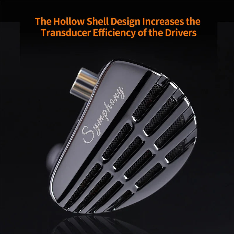 KZ Symphony Dynamic Headphones, HIFI, DJ Gaming Headsets, self-designed planar driver, Highsets-Performance