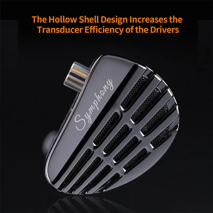KZ Symphony Dynamic Headphones, HIFI, DJ Gaming Headsets, self-designed planar driver, Highsets-Performance