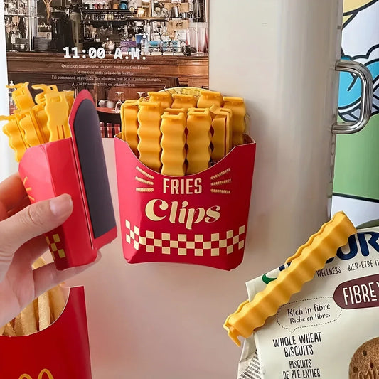 12PCS French Fry Snack Sealing Clips Set