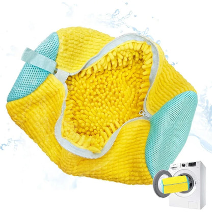 Shoe Washing Machine Bag – Laundry Mesh Bag for Washer & Dryer – Yellow