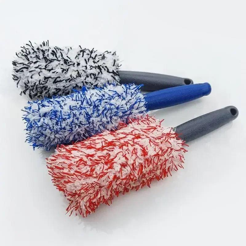 Super Plush Microfiber Car Wheel and Rim Cleaning Brush – 3 Colors