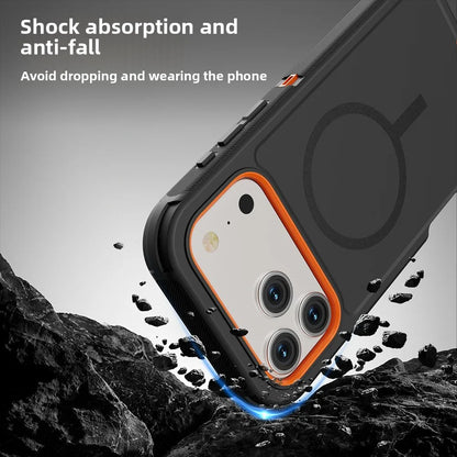 Rugged Armor OTT Defender Box Magnetic Phone Case For IPhone17 Pro Max Air 16 15 14 13 12 For Magsafe Shockproof Protect Cover