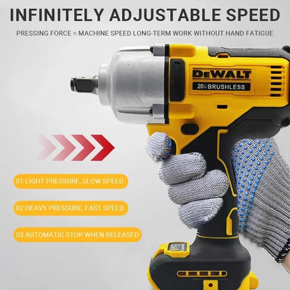 Cordless Brushless Heavy Duty Impact Wrench DEWALT DCF900 20V Li-ion Fast Charging 1/2" Drive