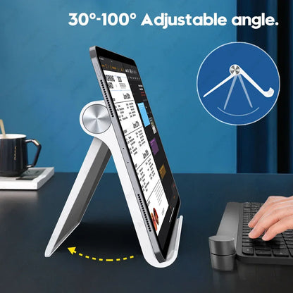 Adjustable Folding Tablet Stand 7.9–11 Inch Desktop Holder