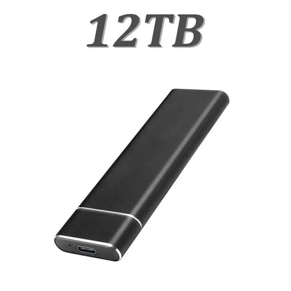 8TB external storage disk USB 3.1 portable solid state drive 128TB large capacity SSD, truly sufficient for laptops/MAC/PC