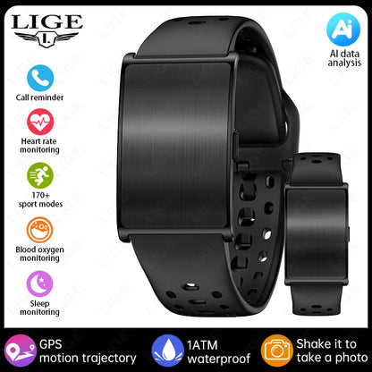 New GPS Running Track No Screen Smart Watch Waterproof Sports Band Heart Rate Monitor Health Smart Bracelet Fitness Tracker 2026