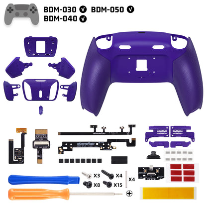 eXtremeRate RISE4 Plus MAX Remappable Back Button Kit w/Clicky Trigger Stop & Rubberized Grip for ps5 Controller BDM-030 040 050