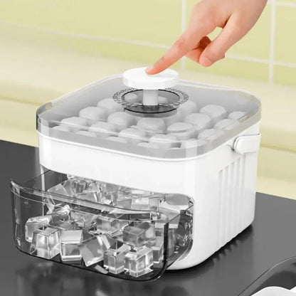 50 Grids Ice Mold Ice Tray Double-layer Ice Cube Tray Reusable Food-grade Ice Cube Molds for Ice Cube Manufacturers