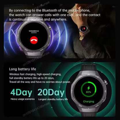 New Watch 5 Smart Watch 5 Pro Men HD AMOLED Screen GPS Heart rate Bluetooth Call IP68 Waterproof Man Smartwatch Holiday Gifts - Urbizia
