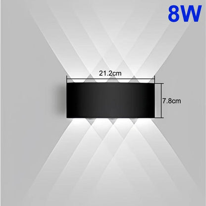 Up and Down LED Wall Lamp – Indoor & Outdoor, Waterproof