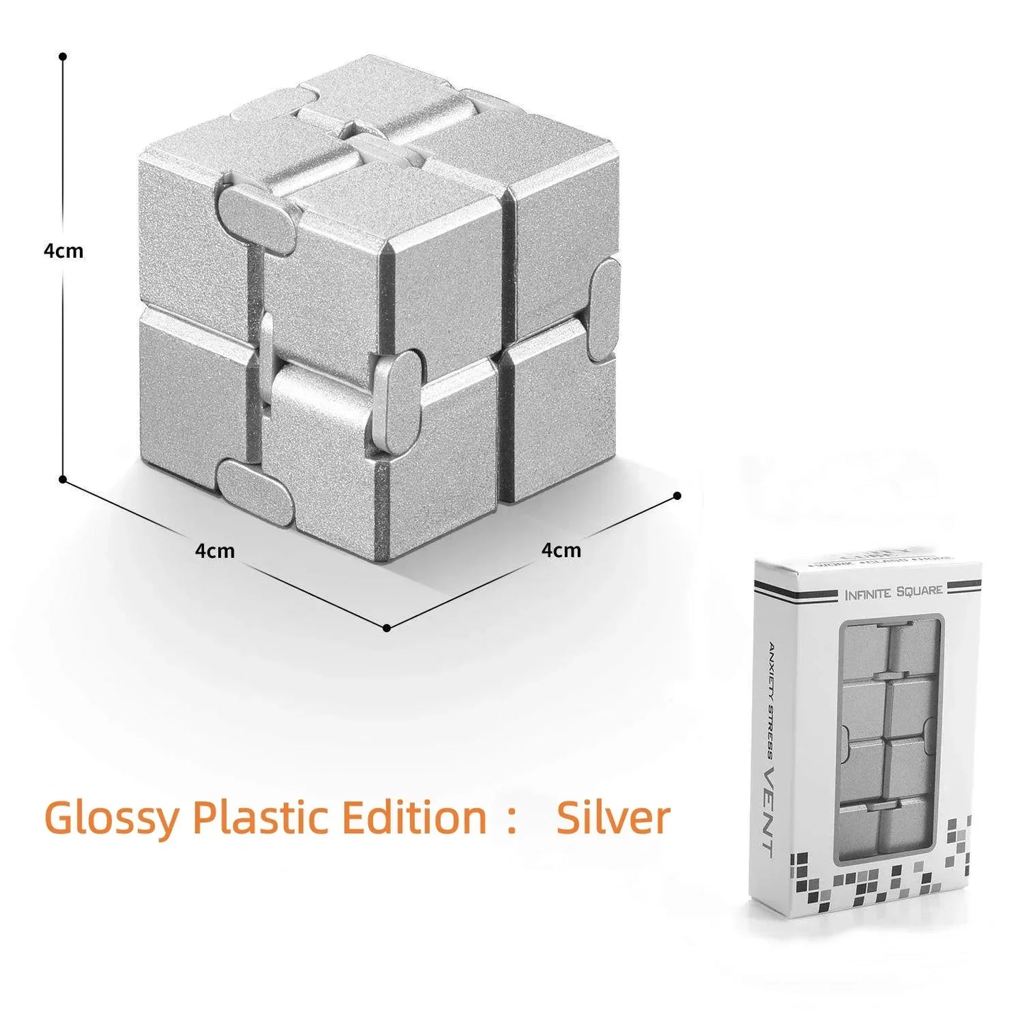 Infinity Cube Fidget Toy for Stress & Focus Relief