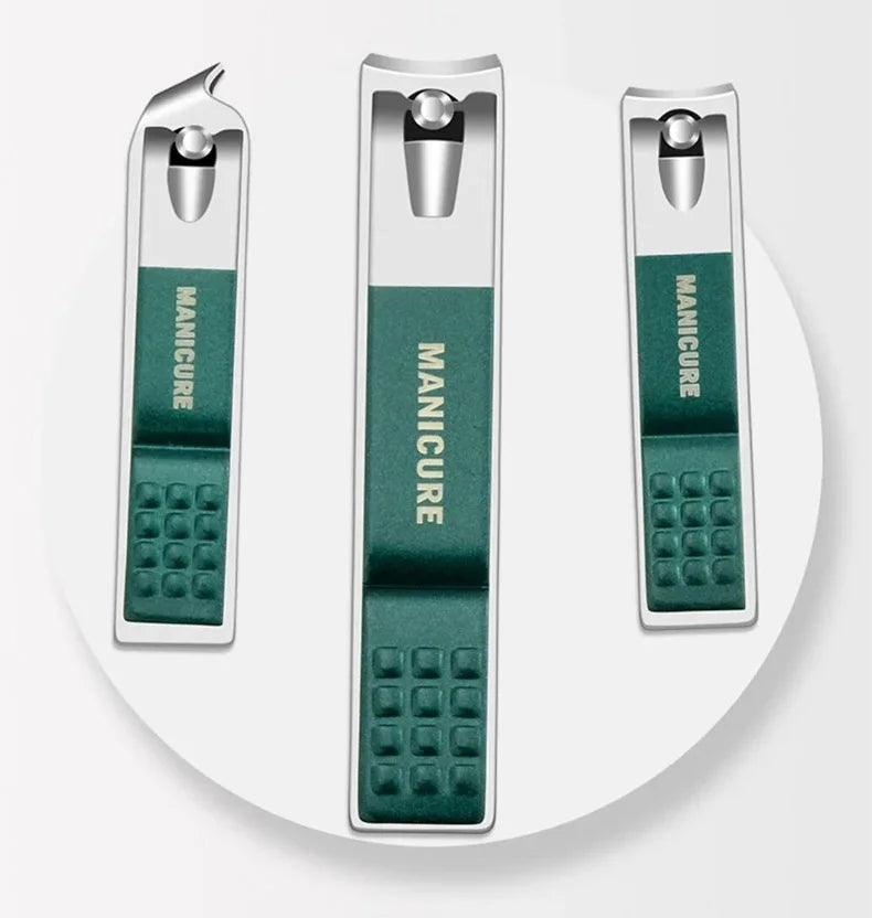 6-9 Pcs Manicure Set With Leather Case Professional Foot And Face Care Tool Kits Stainless Steel Nail Clipper Sets Gift