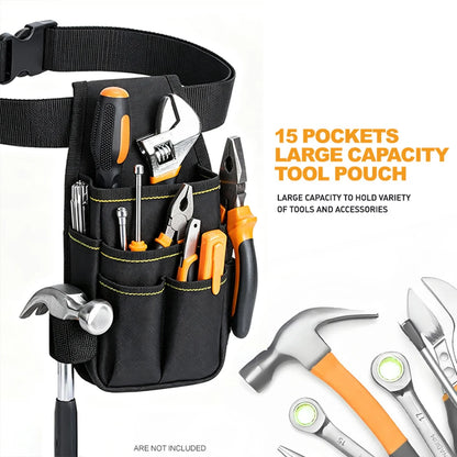 Multi Functional Tools Bag Waist Pouch Belt Storage Holder Organizer Garden Tool Kits Waist Packs Oxford Cloth Pocket Tool Pouch