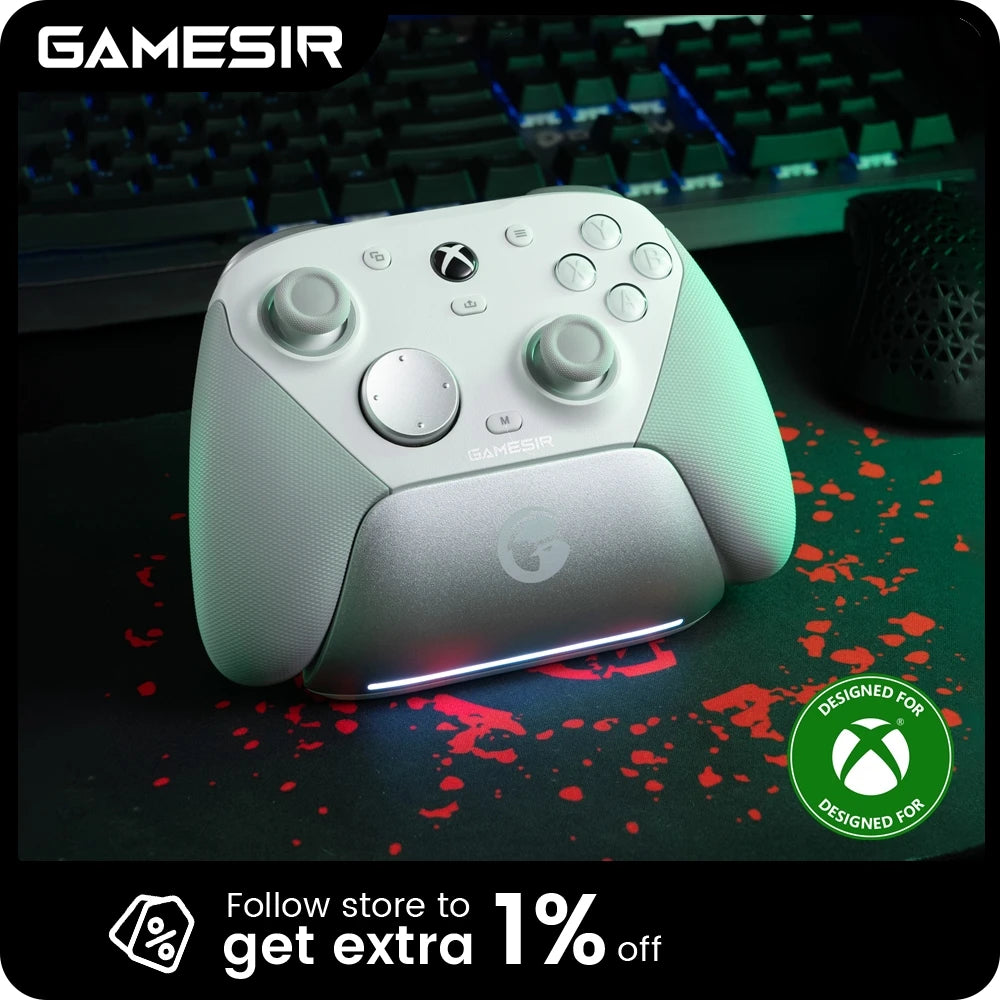 GameSir G7 Pro Xbox Series X|S Controller – Wired for Xbox, Wireless for PC, Bluetooth for Android – Hall Effect, Charging Dock