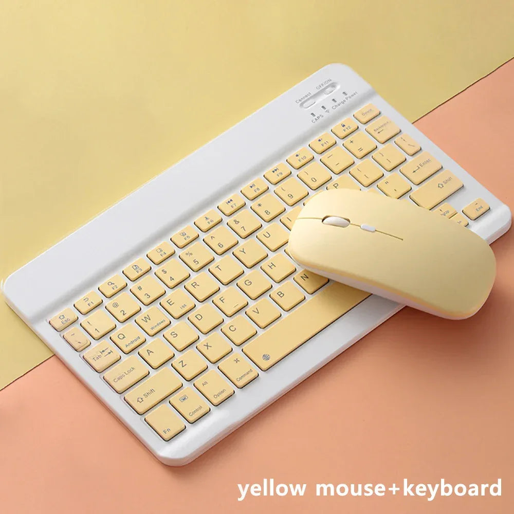 Bluetooth Keyboard and Mouse For iPad Xiaomi Samsung Huawei Phone Tablet Slim Mini Wireless Keyboard For Android IOS Windows