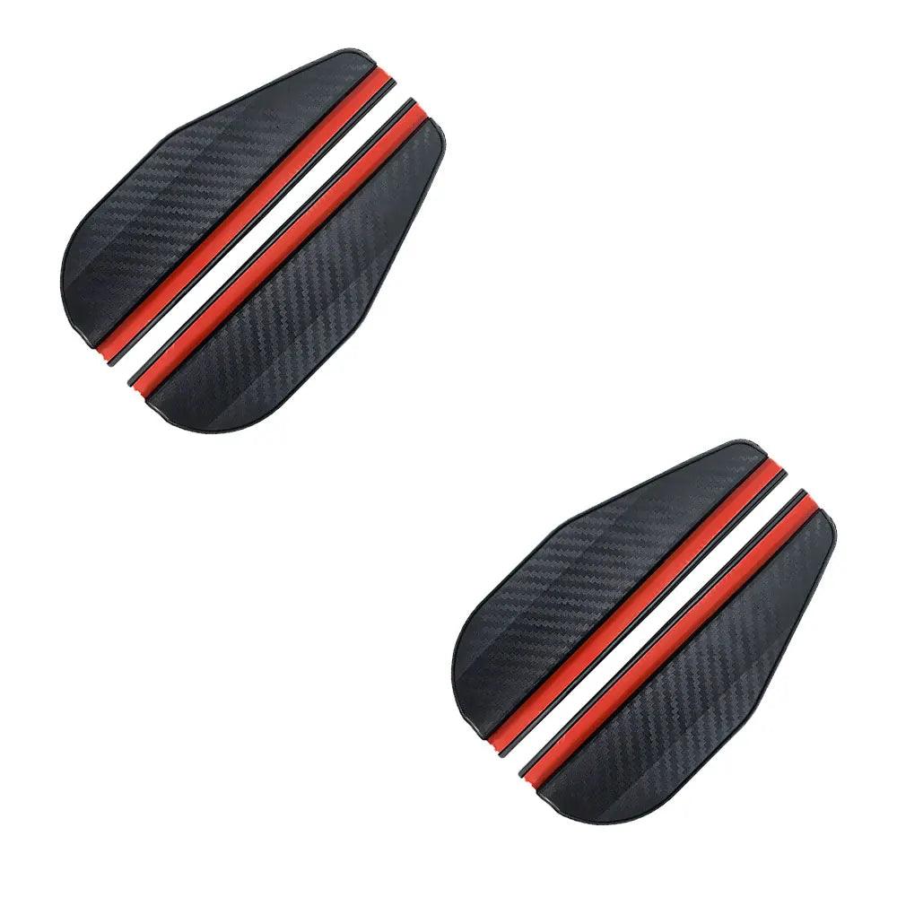 Car Rearview Mirror Rain Eyebrow & Sun Visor Cover – 2pcs