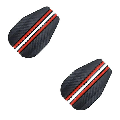 Car Rearview Mirror Rain Eyebrow & Sun Visor Cover – 2pcs