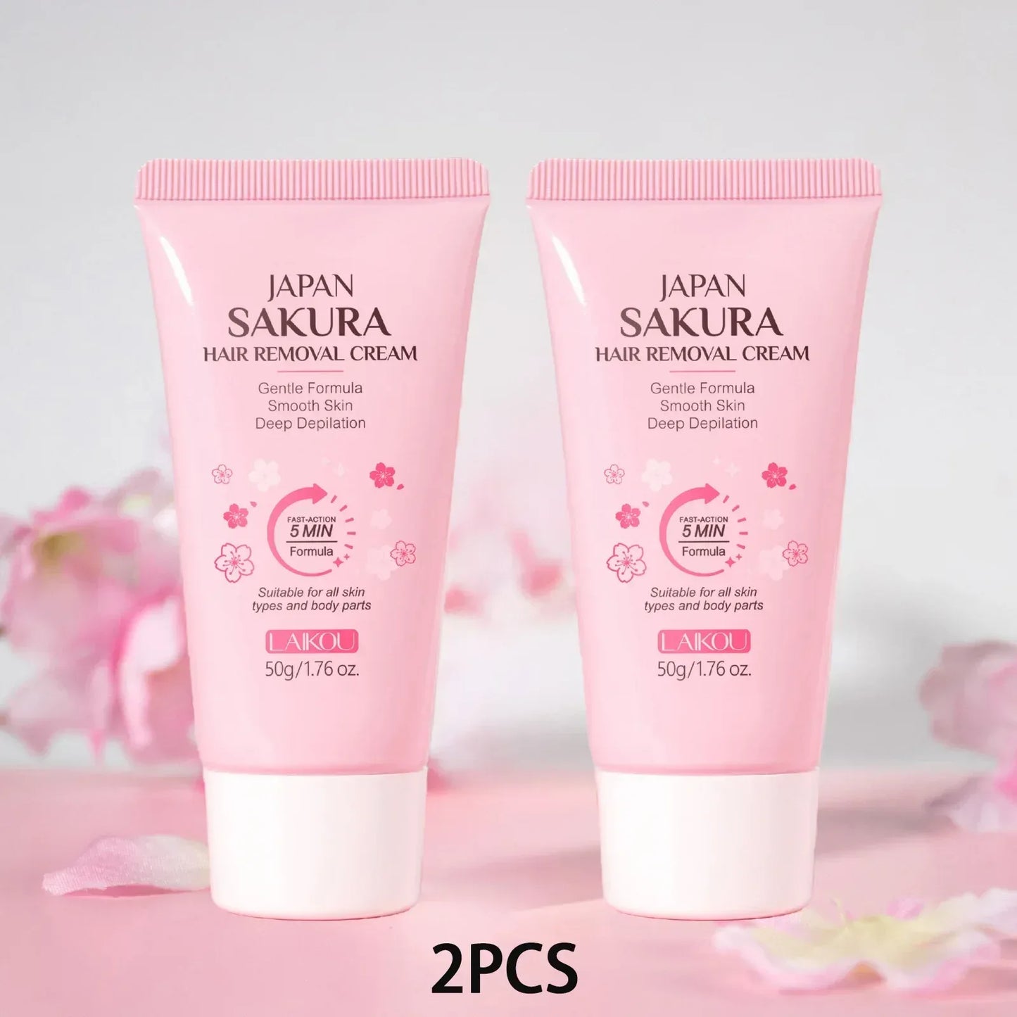 LAIKOU Hair Removal Cream Intimate Areas Epilator Cream Painless Health Hair Remover Growth Inhibitor Men Woman Body Care 50g - Urbizia
