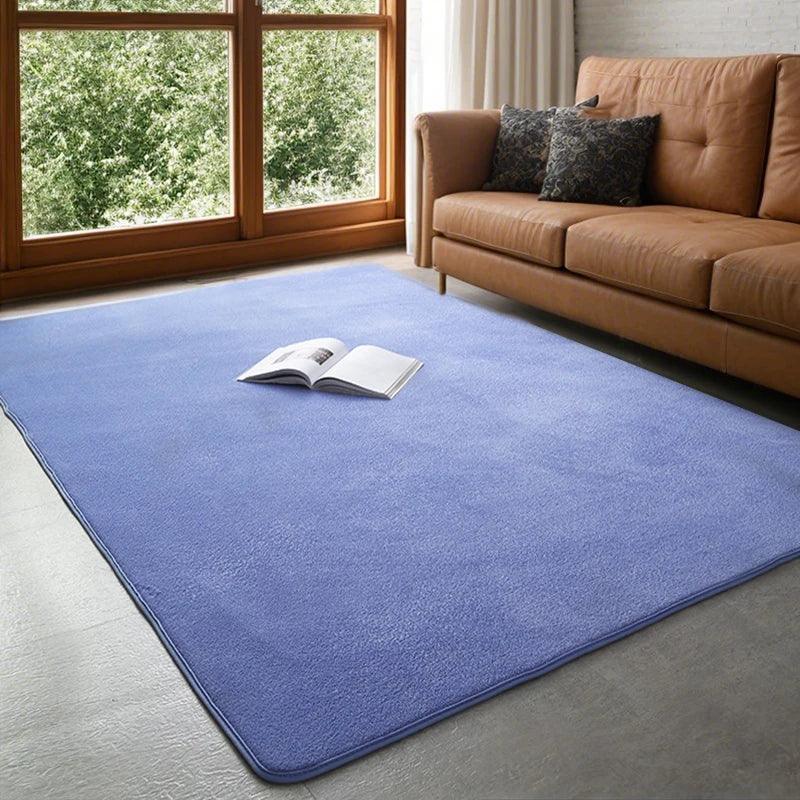 VIKAMA Modern Coral Velvet Carpet Soft Non-Slip Living Room Bedroom Carpet Large Area Children's Play Floor Mat For Home Decor - Urbizia