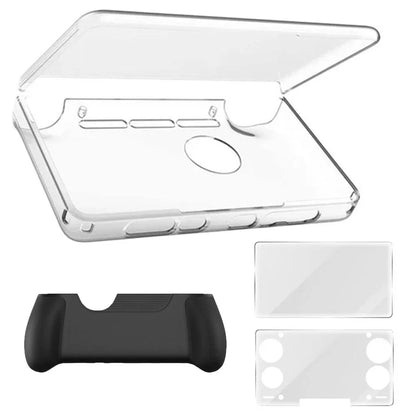 TPU Clear Caes Protective Set For AYN THOR Gaming Accessories Game Console Soft Flip Shell Anti Fall Grip Case Shell Grip Bag