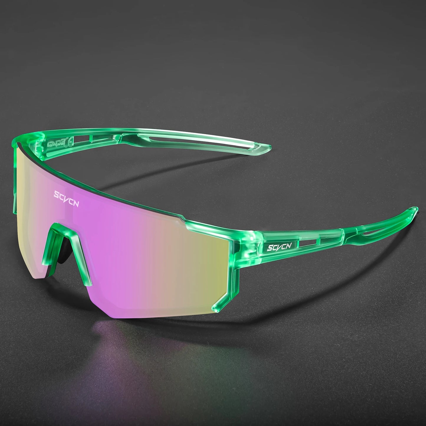 SCVCN Fashion Cycling Glasses Bike Baseball Sunglasses for Men UV400 Sports MTB Outdoor Goggles Bicycle Women Sunglasses Riding