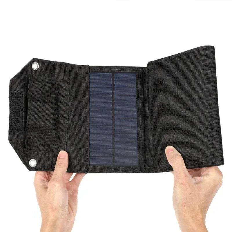 60W 80W 100W Foldable Solar Panel 5V USB Portable Folding Bag Battery Charger for Phone Outdoor Camping Waterproof Power Bank - Urbizia