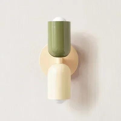Nordic Macaron Colourful Wall Lamp – E27, Bedside and Living Room