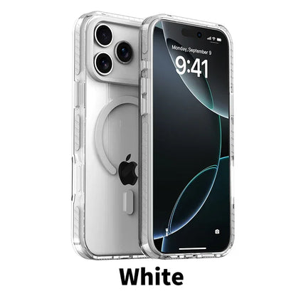 MagSafe Clear Case with PE Striped Border for iPhone