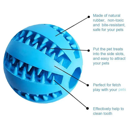 Treat-Tumble Dog Toy Ball - Urbizia