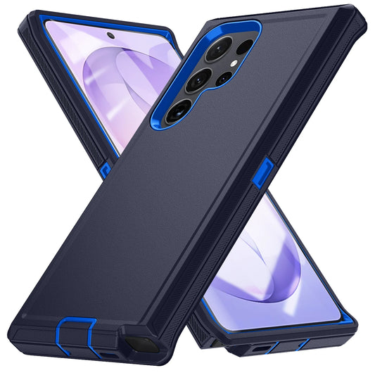 Military Armor Shockproof Phone Cases For Samsung S26 Ultra S24 Plus S23 FE S22 S21 S20 S25 Ultra Hard PC+TPU Bracket Back Cover