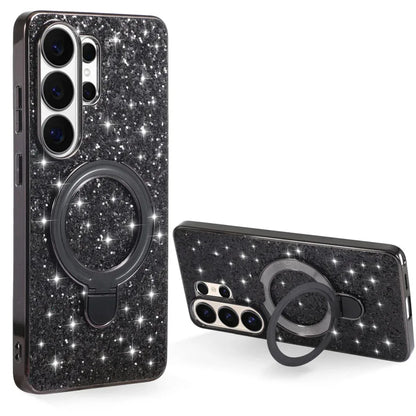 Starry Glitter Folding Stand Case for Samsung Galaxy