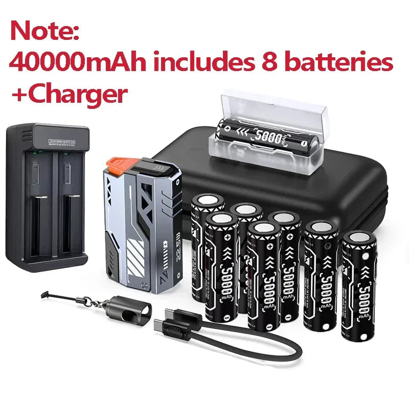 Vyvylabs 10000-50000mAh Detachable Power Bank 22.5W Fast Charger External Battery Removable Replaceable Battery For Mobile Phone