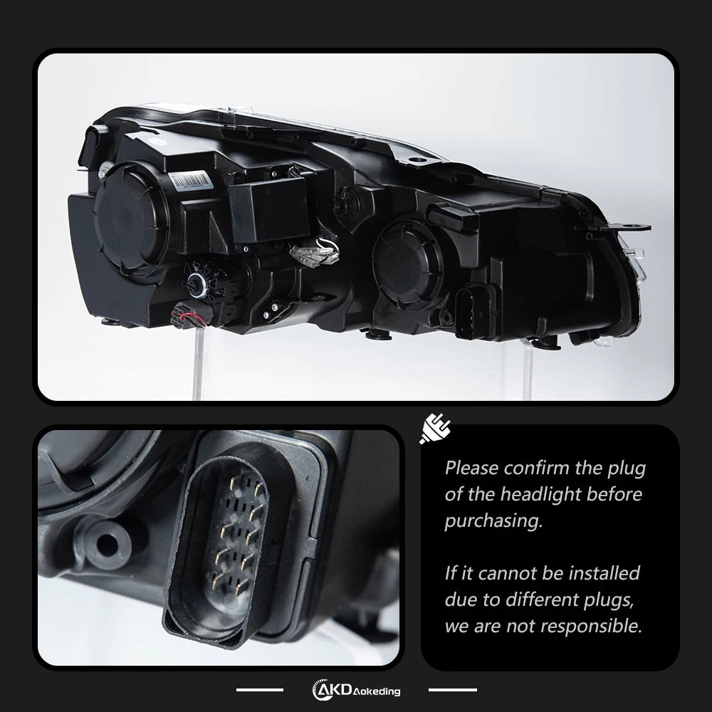 AKD Car Styling LED Head Lamp for Volkswagen Golf 6 Headlights 2009-2012 GOLF VI MK6 LED Headlight DRL Signal Lamp Automotive Accessories