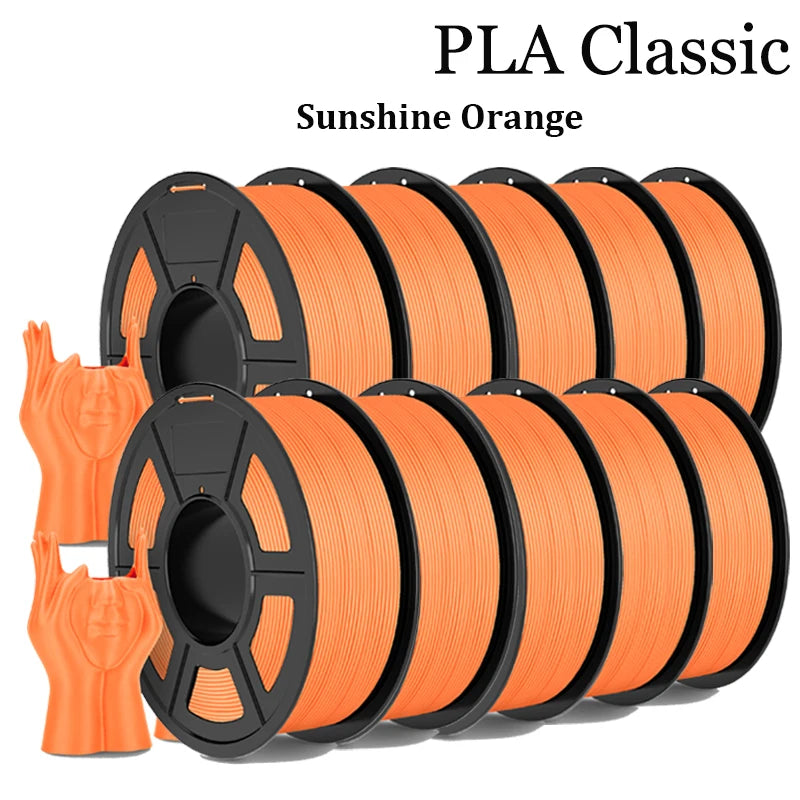 TECBEAS PLA Claissc 3D Printer Filament Neatly Wound Coloful High Toughness 1.75mm FDM For Fast Delivery Support Custom Colors