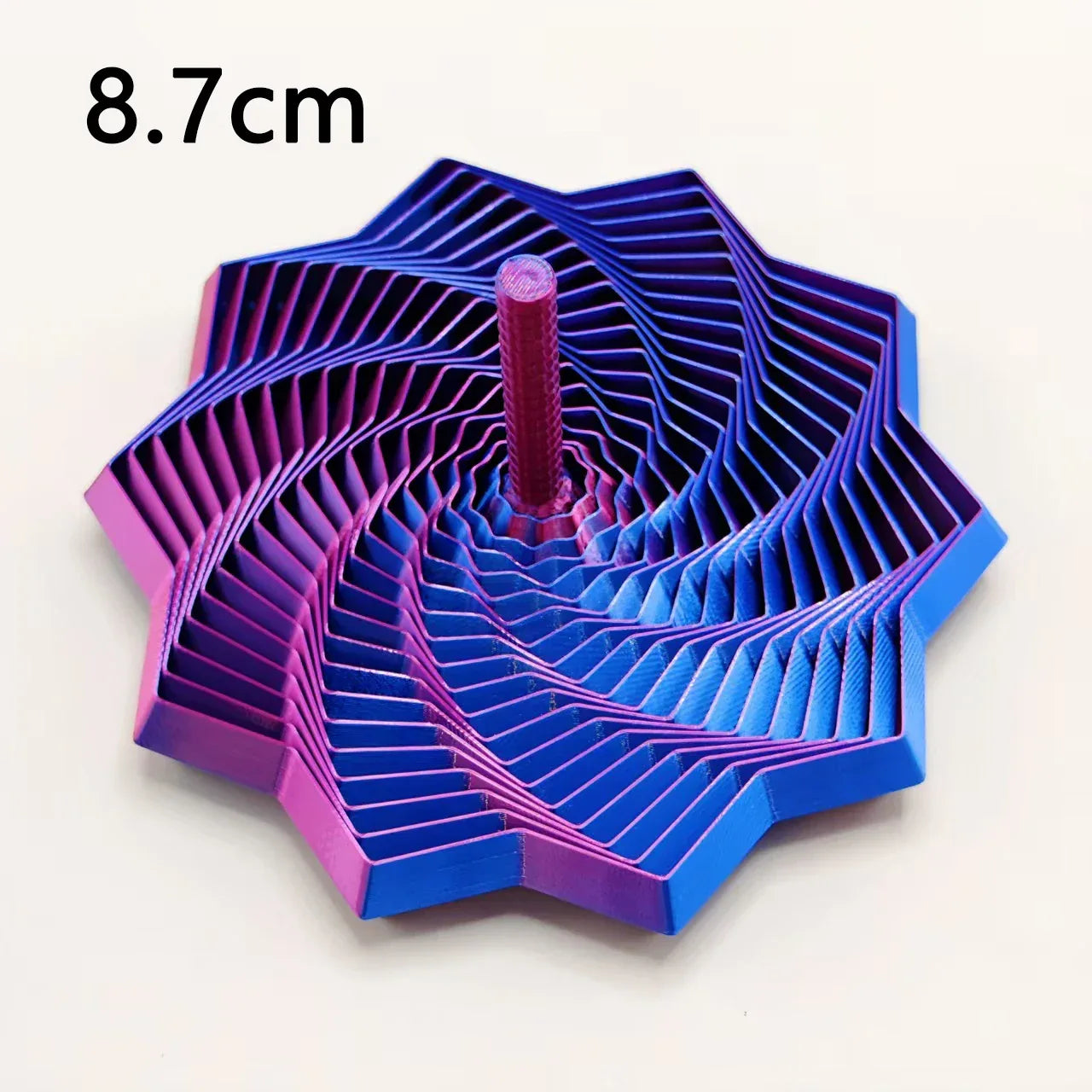 3D Sensory Fidget Star Spiral Visual Illusion Toy