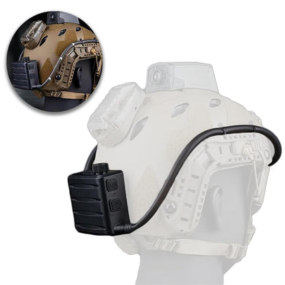 Tactical Goggles Fan Defogger Anti-Fog Kit Eyewear Air Defog for Airsoft Shooting Motocross Skiing Mountaineering Clear Vision