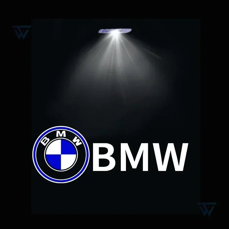 2/4pcs The car LED welcome light is suitable for BMW 2 Series F22F23F44F45F46 14-23 /4 Series F32F33613-23 projection lamp.
