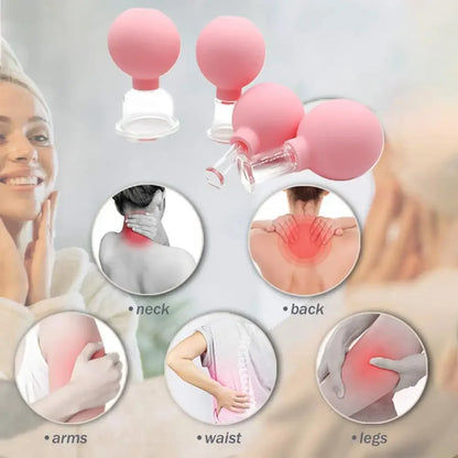 Vacuum Cupping Glass Jar Cellulite Massager - Urbizia